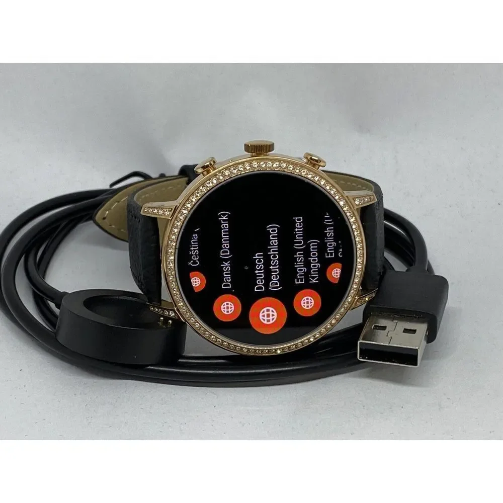 Fossil Gen 4 Authentic Digital Dial Smart Watch Custom Band FTW6015 LT293